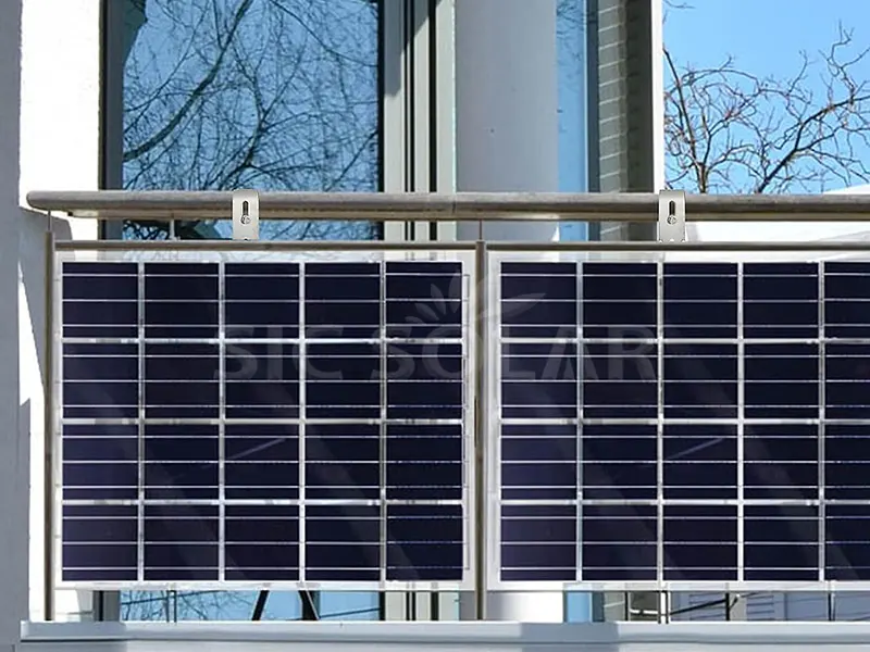 ルクセンブルクの1KWバルコニーソーラーパネル設置システム