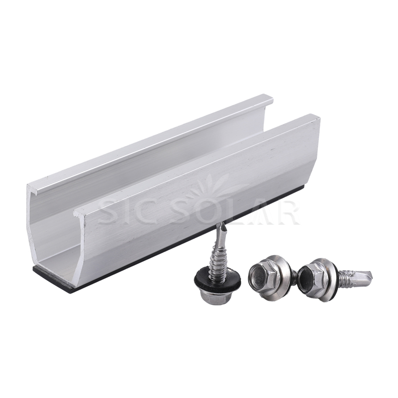 ソーラーアルミミニレール